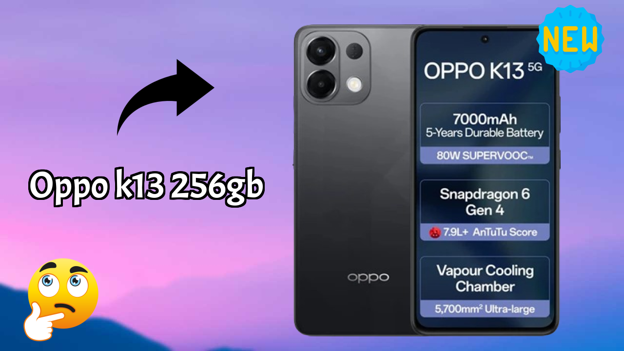 OPPO K13 256GB Display Technology: 6.67 Inches (16.94 Cm) Screen