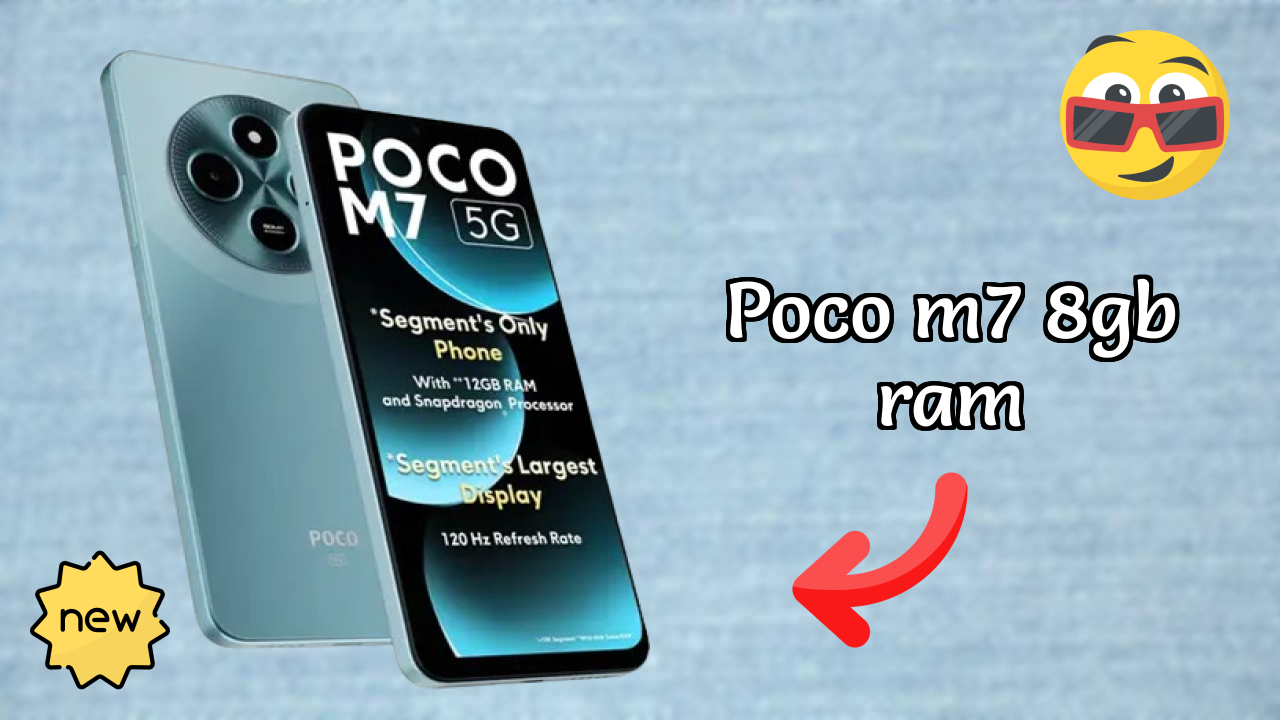 POCO M7 8GB RAM Camera Quality: 8 MP Front Camera Selfie Test
