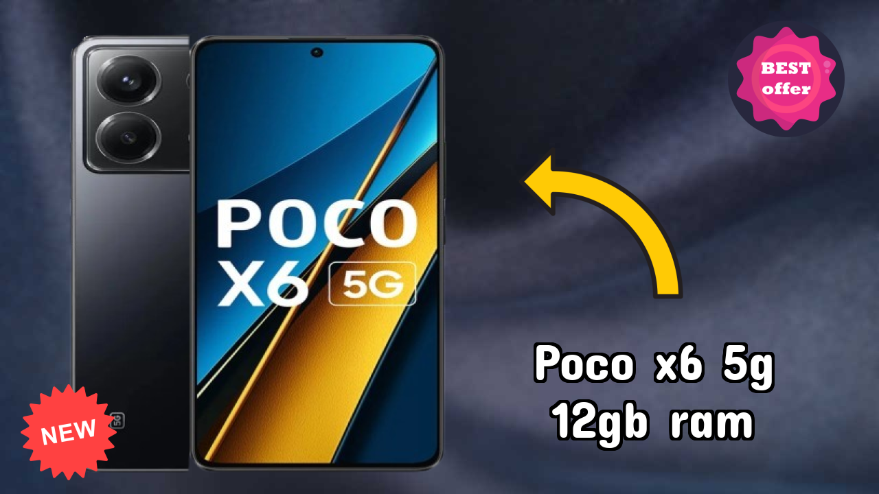 POCO X6 5G 12GB RAM Display Technology: AMOLED Review