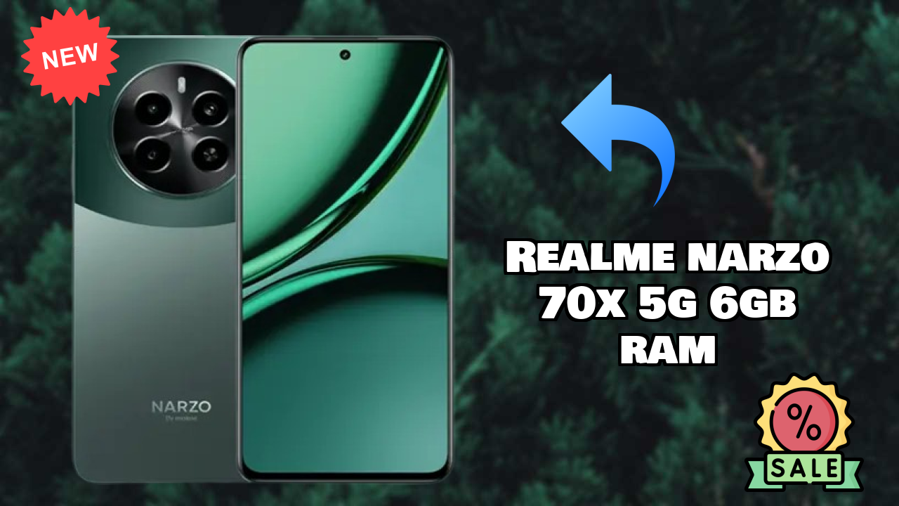 Realme Narzo 70x 5G 6GB RAM Camera Quality: 8 MP Front Camera Selfie