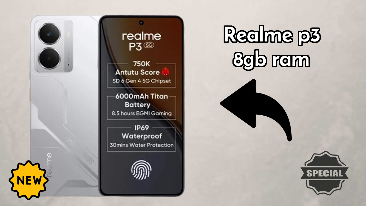 Realme P3 8GB RAM Review: 8 GB RAM Gaming Performance