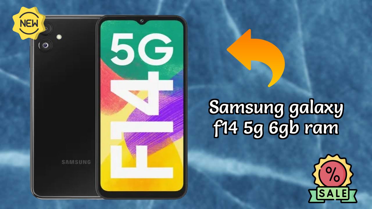 Samsung Galaxy F14 5G 6GB RAM Display Technology: 6.6 Inches (16.76 Cm) Screen